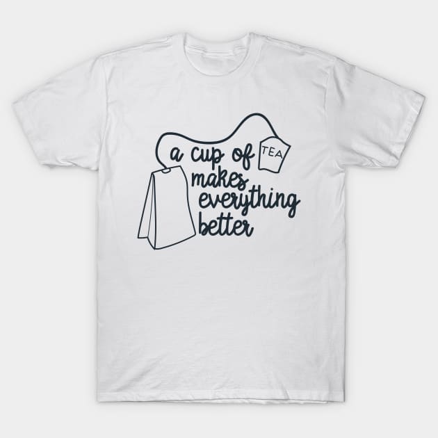 Cup Of Tea T-Shirt by JakeRhodes